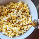 pepsi poured onto popcorn